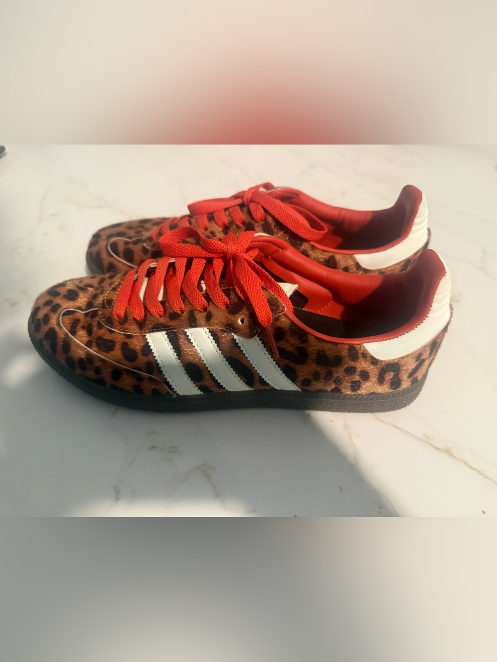 adidas Samba OG “Preloved Red Leopard” / J12734 NWOB Sz 8 NWOB